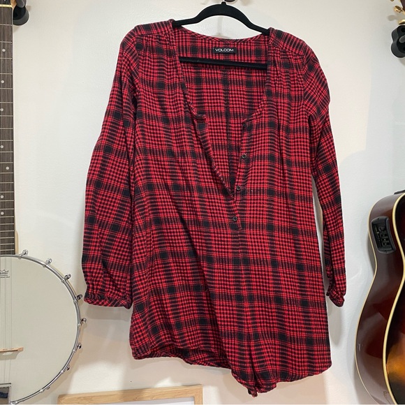 Buffalo Plaid ROMPER!!! - Picture 1 of 4